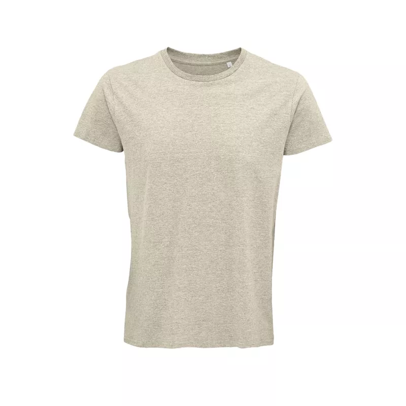 Koszulka męska organiczna 150 g/m² Sol's CRUSADER MEN - Heather Beige (S03582-HB)