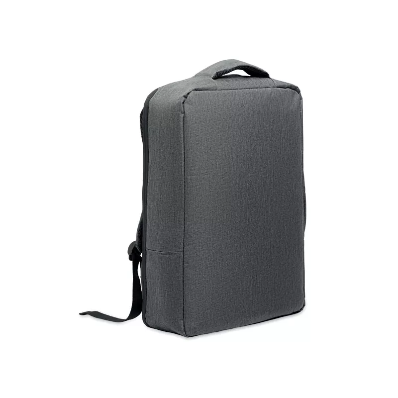 Plecak na laptop 15" z RPET LAUGAR - Kamienny Szary (MO2305-15)