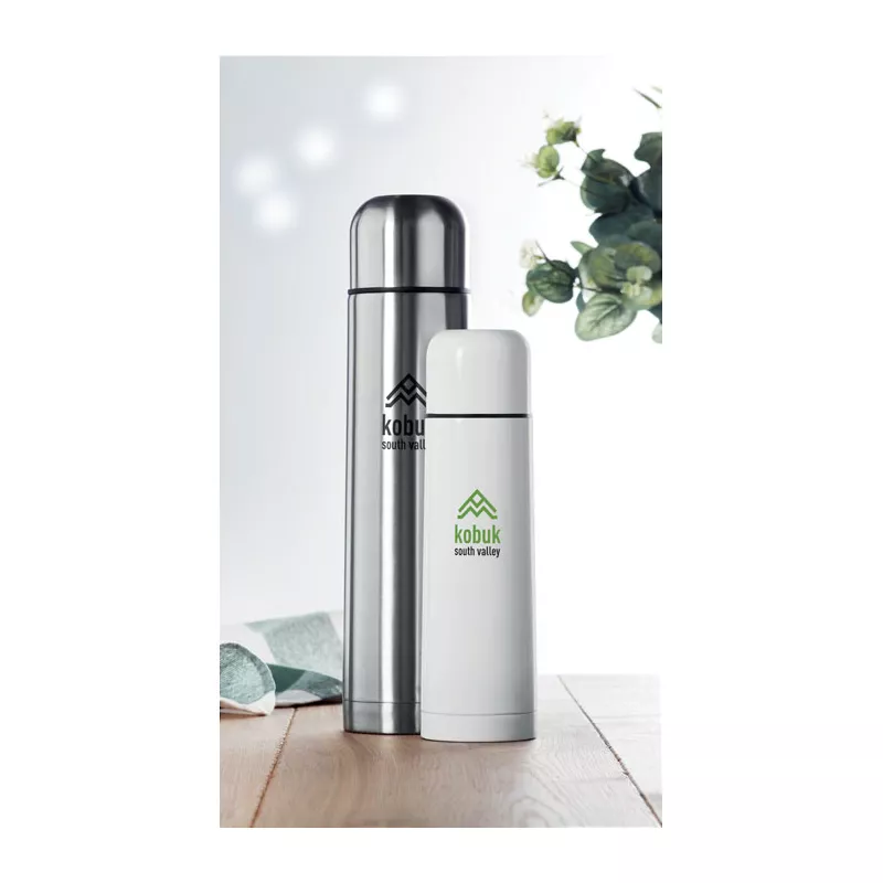 Termos stalowy dwuścienny 900 ml BIG CHAN - Srebrny Mat (MO9703-16)