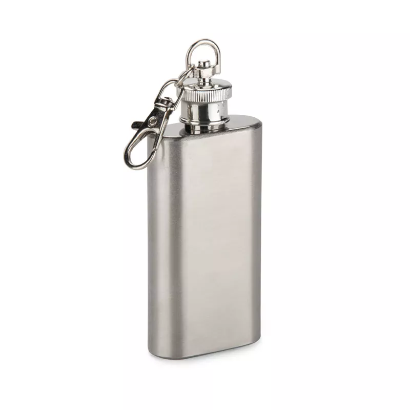 Brelok piersiówka FLASIK 50 ml - srebrny (17923-00)