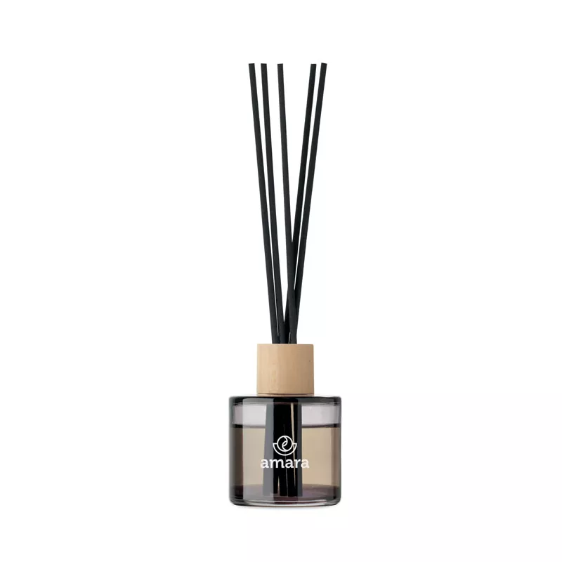 Dyfuzor zapachowy wanilia 50 ml z patyczkami KNOS - Czarny (MO2704-03)