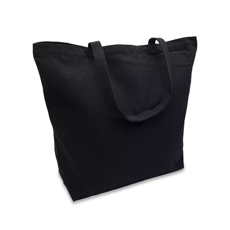 Torba z bawełny 340g/m2 Kinia - czarny (R08487.02)