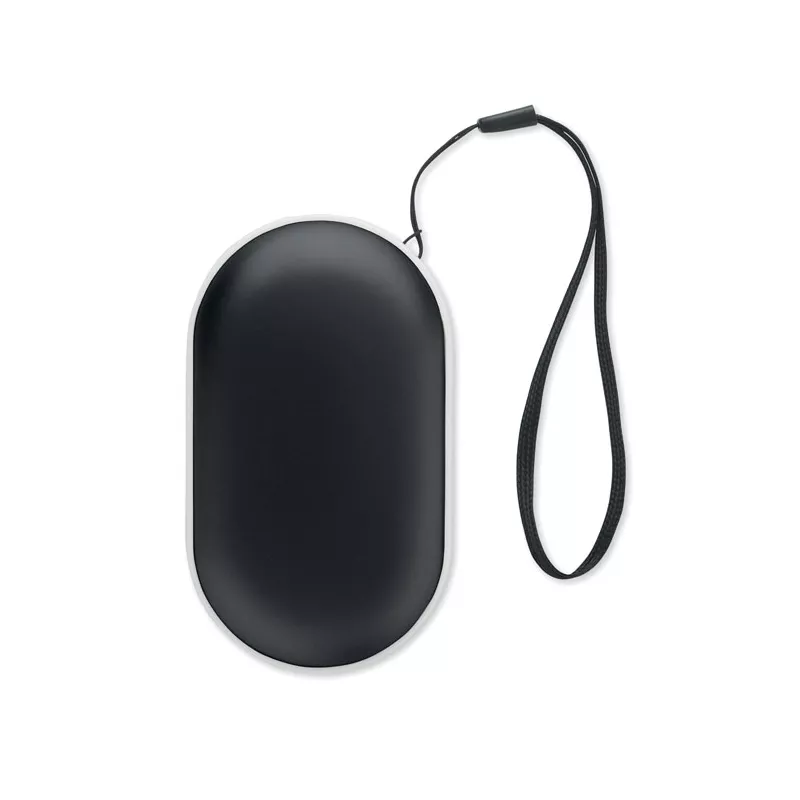 Ogrzewacz do rąk z powerbankiem 5000 mAh MUKAVA - Czarny (MO2777-03)