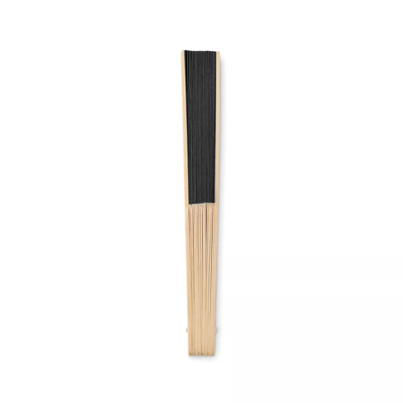 Wachlarz bambusowy z papierem FANNY PAPER - Czarny (MO6828-03)
