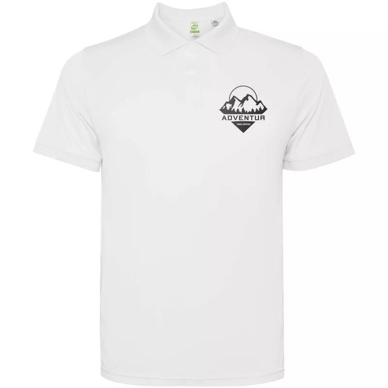 Torrmo męskie polo z krótkim rękawem - Biały (R0400-WHITE)