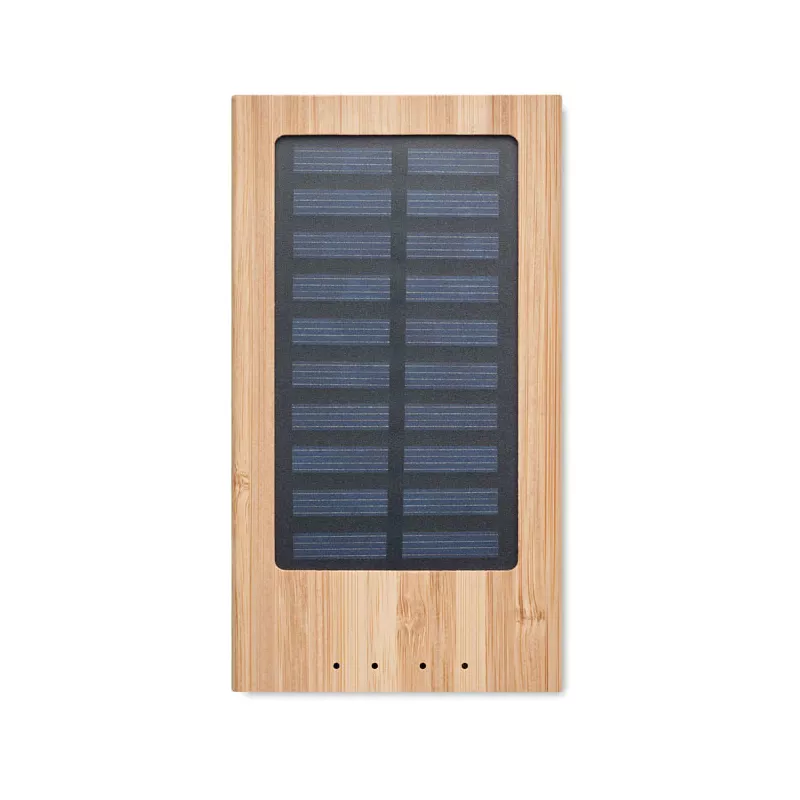 Powerbank solarny 4000 mAh ARENA SOLAR - Drewna (MO6509-40)