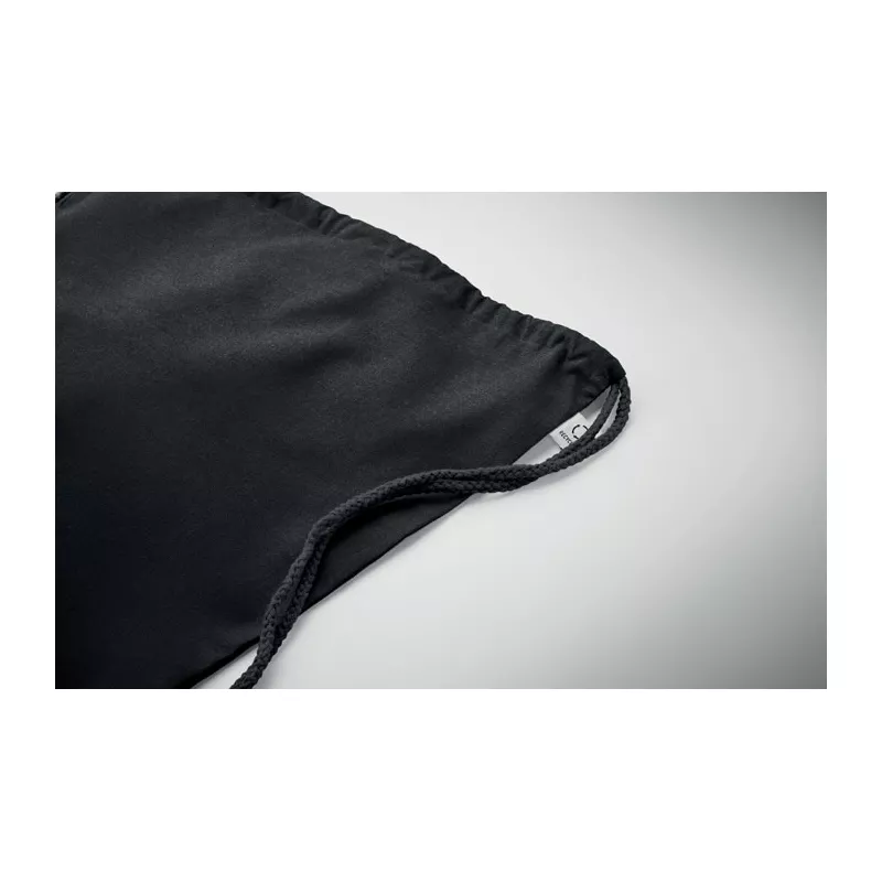 Worek z recyklingu 140 g/m² CABETRI COLOUR - Czarny (MO2402-03)