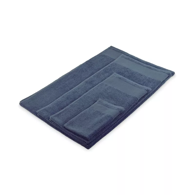 Ręcznik bawełniany 380 g/m² 30x50 cm ISLAND 30 - Niebieski (MO2764-04)