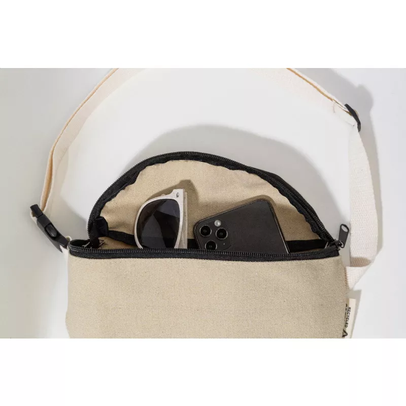 Rekan Hip torba biodrowa z recyklingowanego płótna - naturalny-a (AP800121-00)