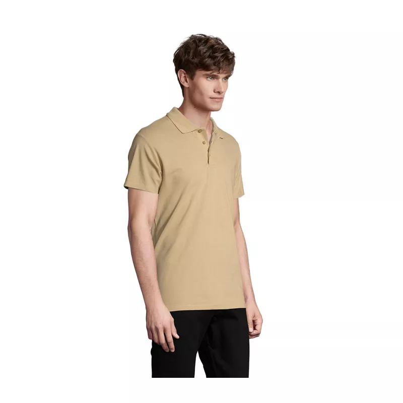 Koszulka polo męska piqué 210 g/m² Sol's SPRING II - Sand (S11362-SA)
