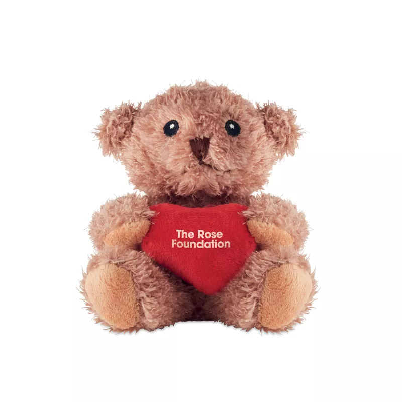 Miś pluszowy z sercem CUDDLE - Czerwony (MO2802-05)