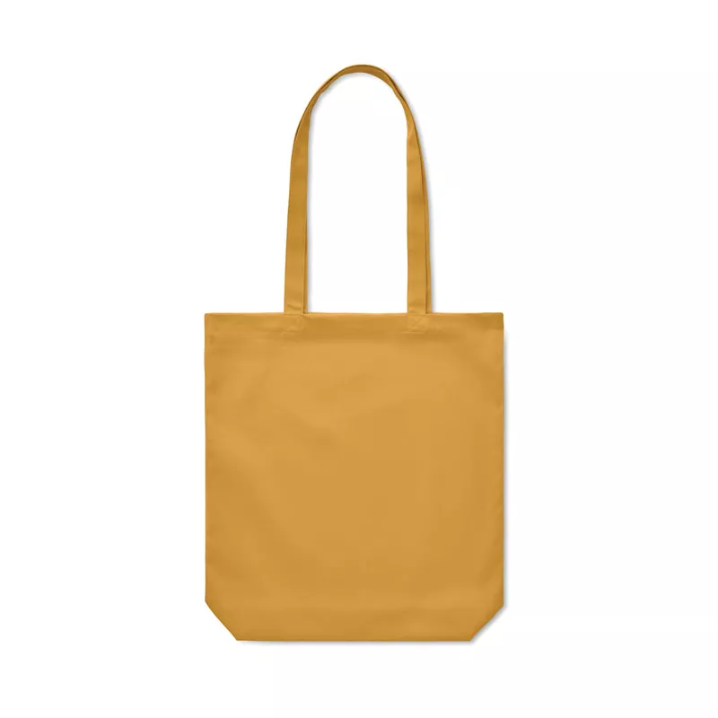 Torba bawełniana na zakupy 270 g/m² RASSA COLOURED - Ochre (MO6442-78)