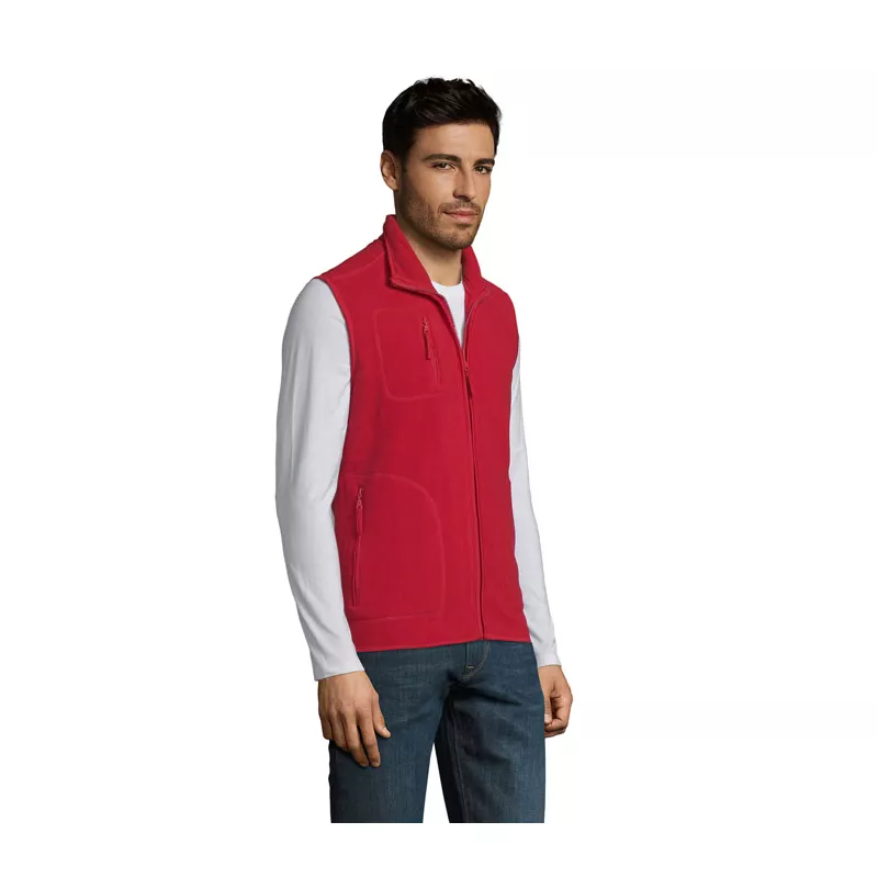 Kamizelka polarowa unisex 320 g/m² Sol's NORWAY - Czerwony (S51000-RD)