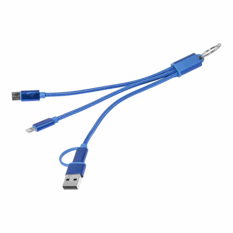 Rafob brelok kabel ładujący USB - niebieski (AP864127-06)
