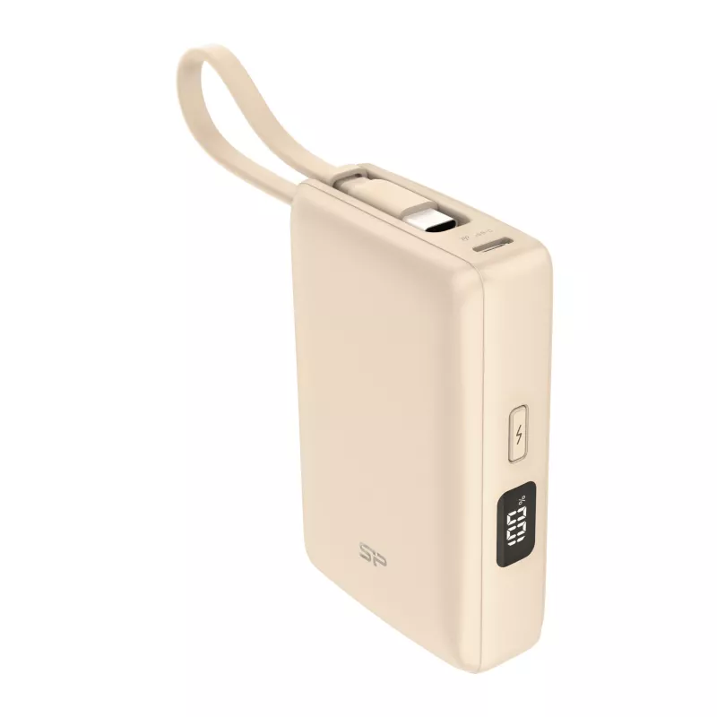 Power bank 10 000 mAh Silicon Power CP10 - beżowy (EG834513)