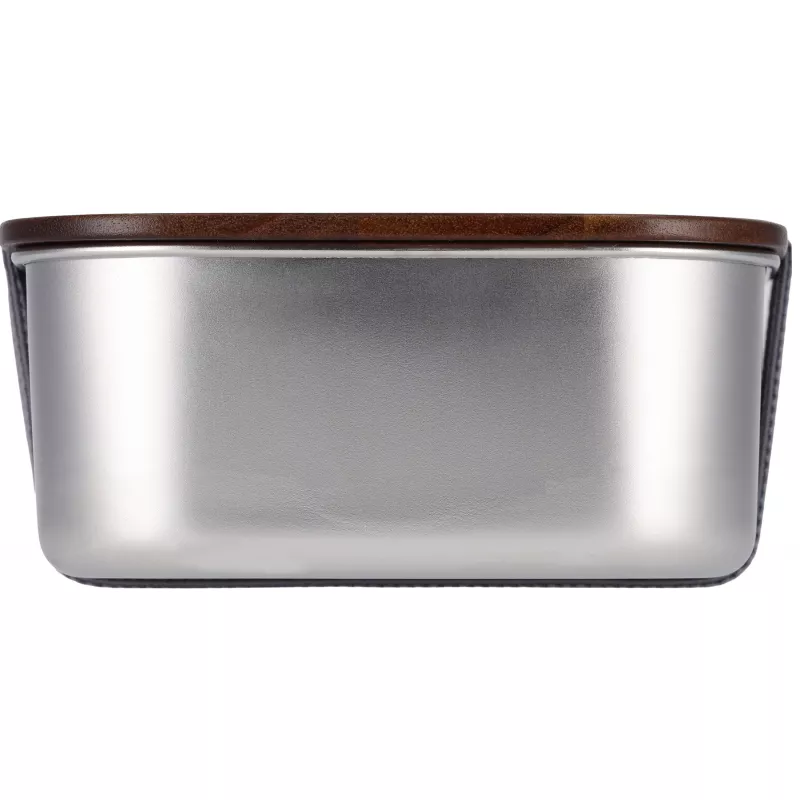 Lunch box ze stalowy z recyklingu PUERTO BANUS MoLu 1000 ml - szary (398407)