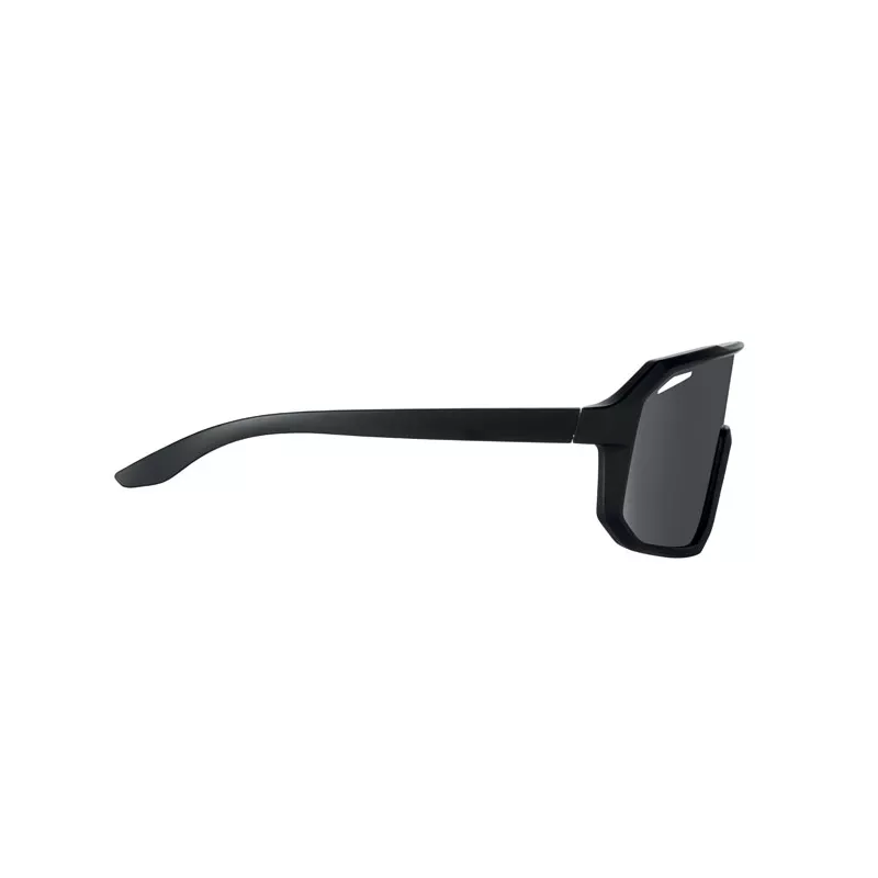 Okulary sportowe z lustrzanymi soczewkami UV400 FLASH - Czarny (MO2816-03)
