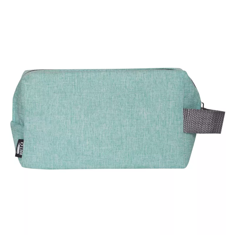 Kosmetyczka CANNES z poliestru z recyklingu (rPET) - jasnozielony (56-0810553)