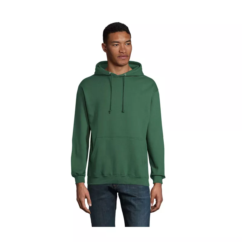 Bluza unisex z kapturem 280 g/m² Sol's CONDOR - Ciemno-Zielony (S03815-BO)
