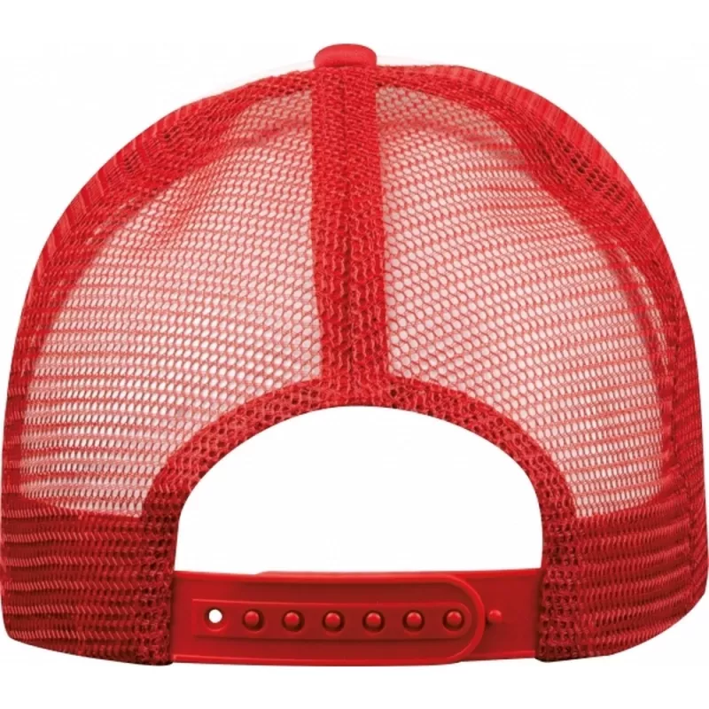 Czapka z daszkiem 5 paneli EGMOND - czerwony (425805)