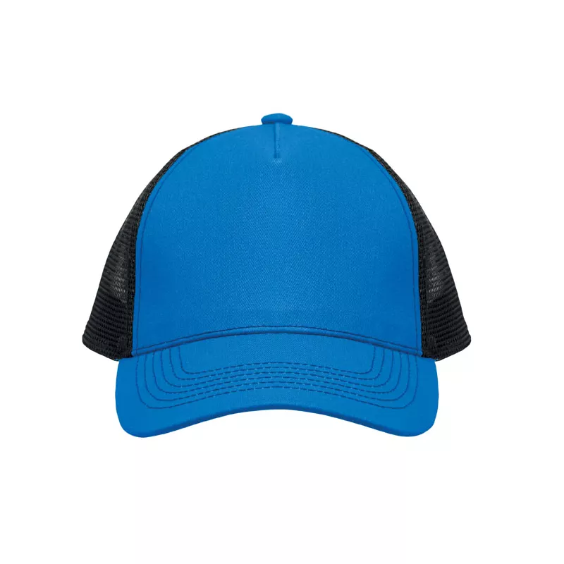Czapka z daszkiem trucker bawełniana 250 g/m² BLIST - Niebieski (MO2986-37)