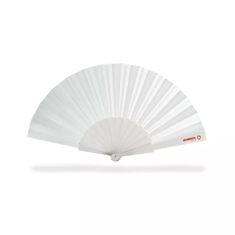 Wachlarz plastikowy z ABS FANNY - Bialy (KC6733-06)