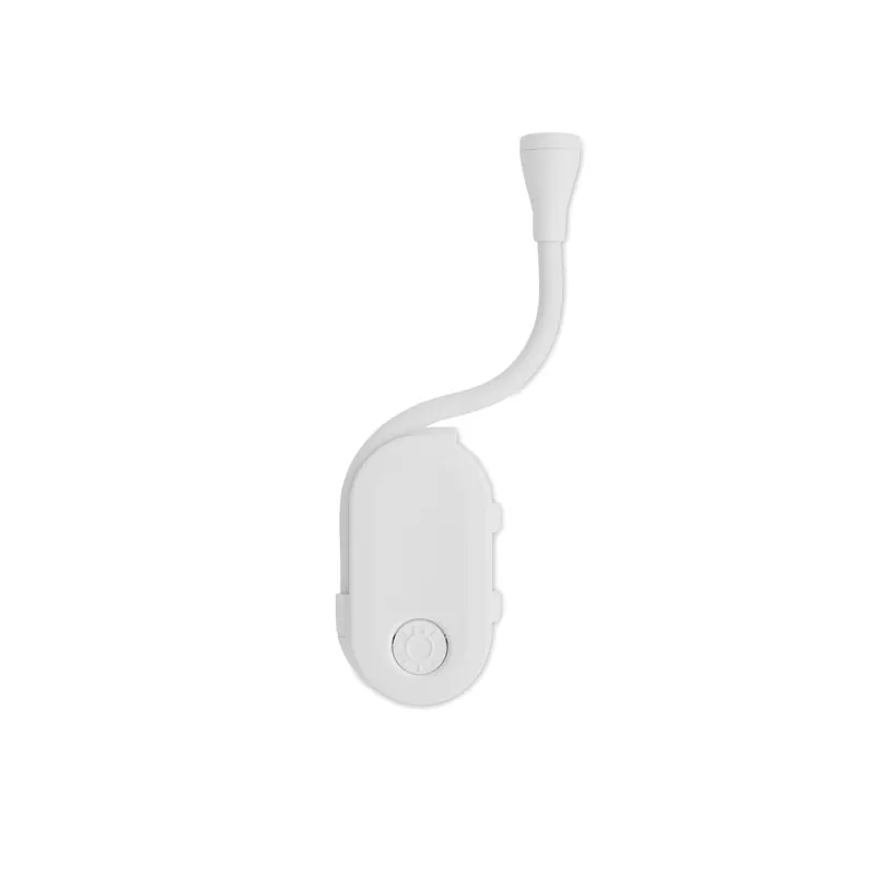 Lampka LED do książki z akumulatorem SCENE REPLA - Bialy (MO3241-06)