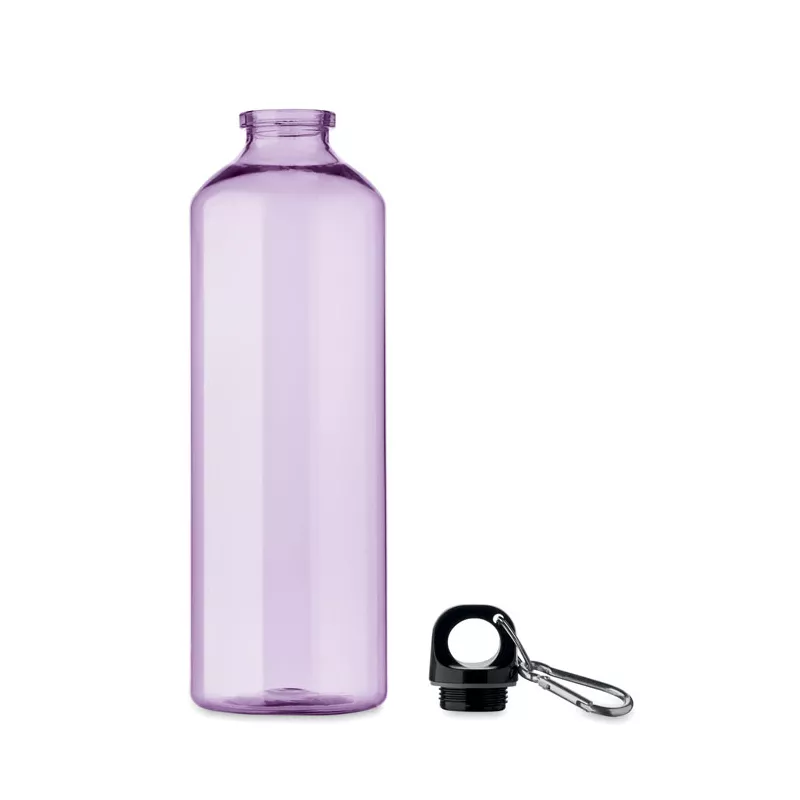 Butelka z RPET z karabińczykiem 750 ml MOSS RE750 - Przezroczysty Fioletowy (MO2804-32)