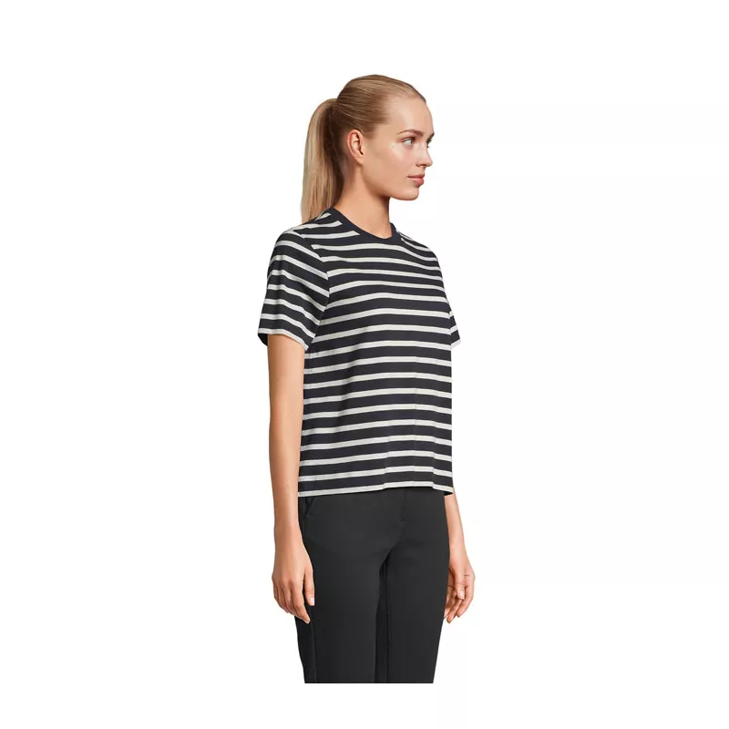 Koszulka damska organiczna Sol's LEGEND WOMEN - Navy|Off White (S04776-BH)
