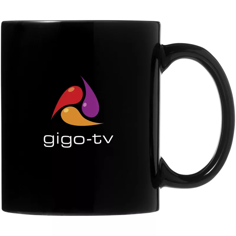 Kubek ceramiczny Santos - Czarny (10037800)