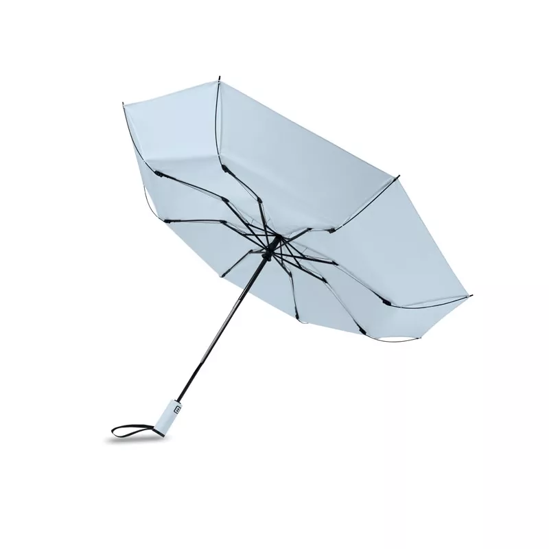 Parasol odwrotny składany 23" z RPET AGUMBE - Baby Blue (MO2925-66)