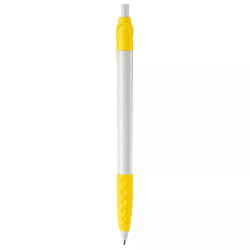 Długopis plastikowy (ABS) Cosmo - biało / żółty (LT87622-N0141)