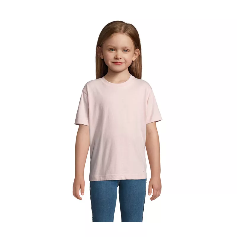 Koszulka dziecięca 190 g/m² Sol's IMPERIAL KIDS - Medium Pink (S11770-MP)