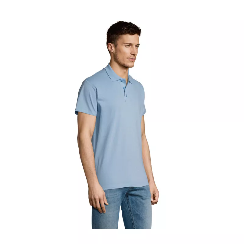Koszulka polo męska piqué 170 g/m² Sol's SUMMER II - Sky Blue Pique (S11342-SP)