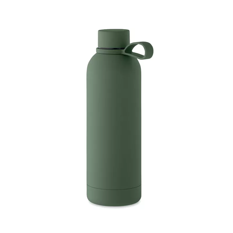 Butelka termiczna ze stali z recyklingu 500 ml EMERALD - Ciemnozielony (MO2315-60)