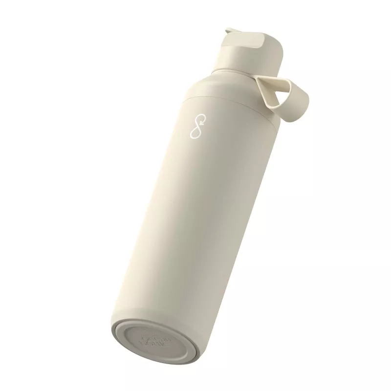 Bidon Ocean Bottle Peak GO 710 ml z recyklingowanej stali nierdzewnej - Sandstone (10094006)