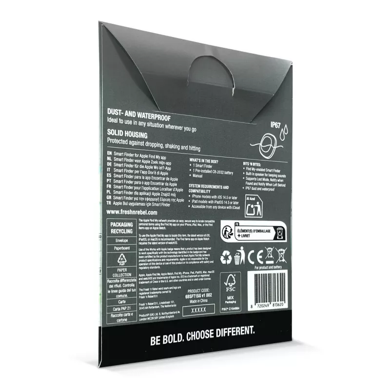 Fresh ’n Rebel Smart Finder (Apple Znajdź mój) - ciemnoszary (LT49201-N0060)