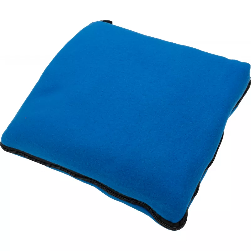 Koc z polaru/poduszka 2w1 RADCLIFF - niebieski (277504)