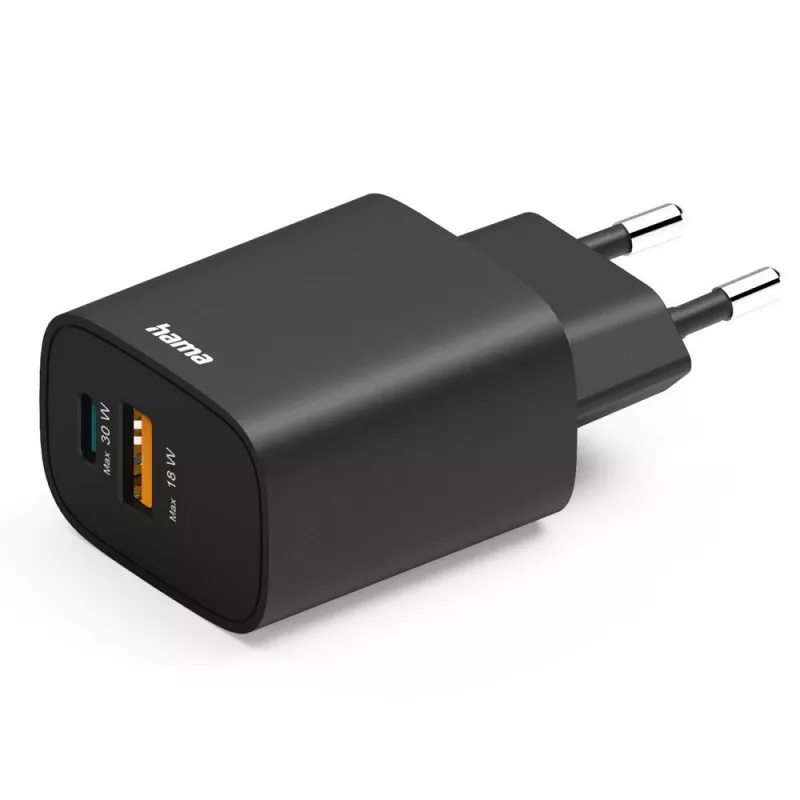 Ładowarka ścienna 30W Hama - czarny (VH019-03)