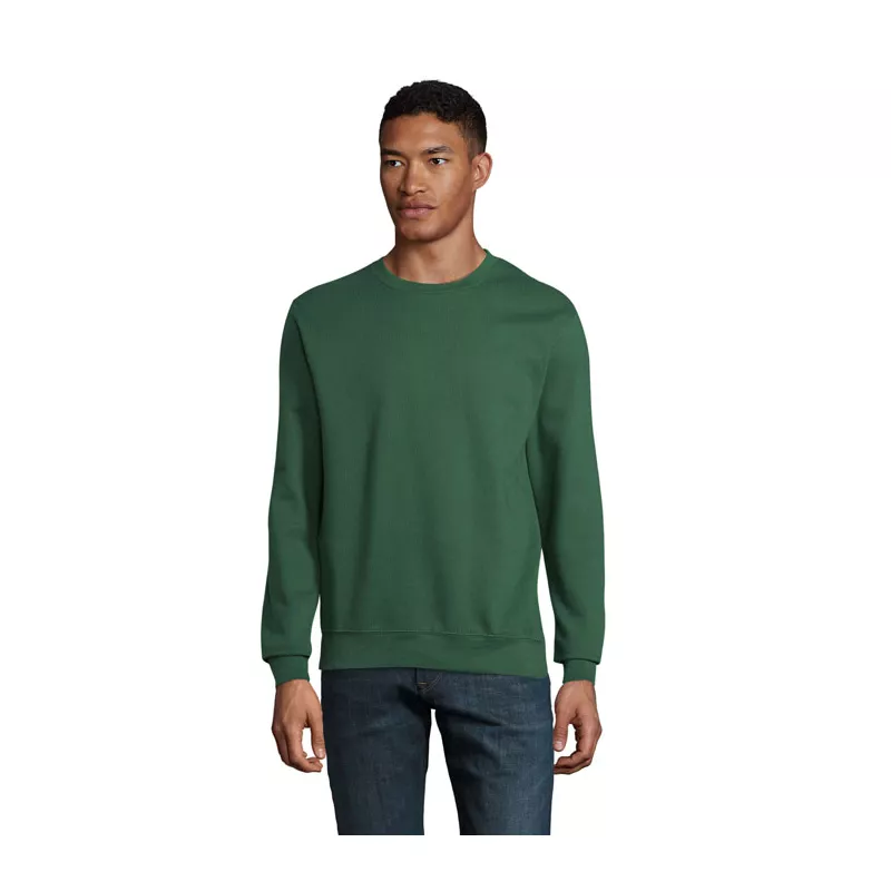 Bluza unisex bez kaptura 280 g/m² Sol's COLUMBIA - Ciemno-Zielony (S03814-BO)