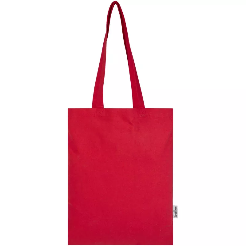 Madras Blend torba na zakupy z bawełny z recyklingu z certyfikatem GRS o gramaturze 140 g/m² i pojemności 7l - Czerwony (12076021)