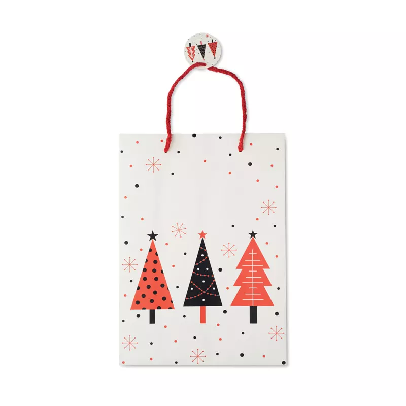 Torba prezentowa papierowa duża 150 g/m² BOSSA LARGE - Bialy (CX1563-06)