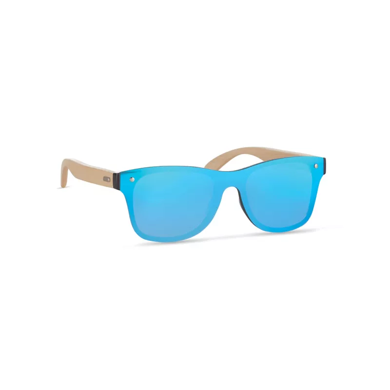 Okulary przeciwsłoneczne lustrzane UV400 ALOHA - Niebieski (MO9863-04)