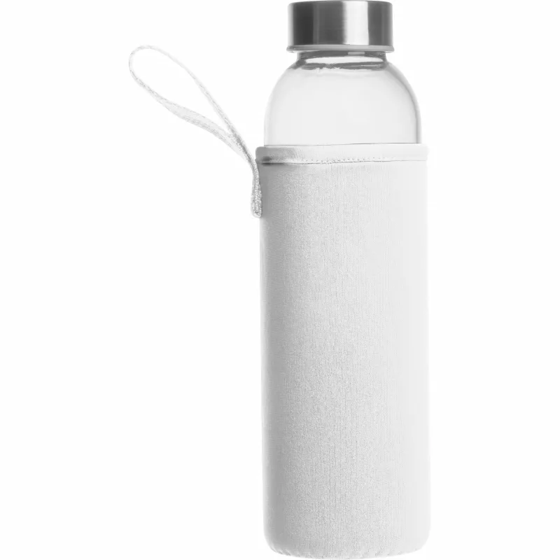 Butelka reklamowa szklana Klagenfurt 500 ml - biały (084206)