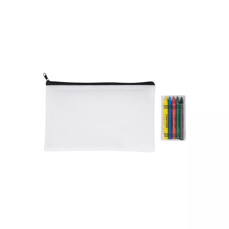 Piórnik do kolorowania Mili - biały (R73640.06)