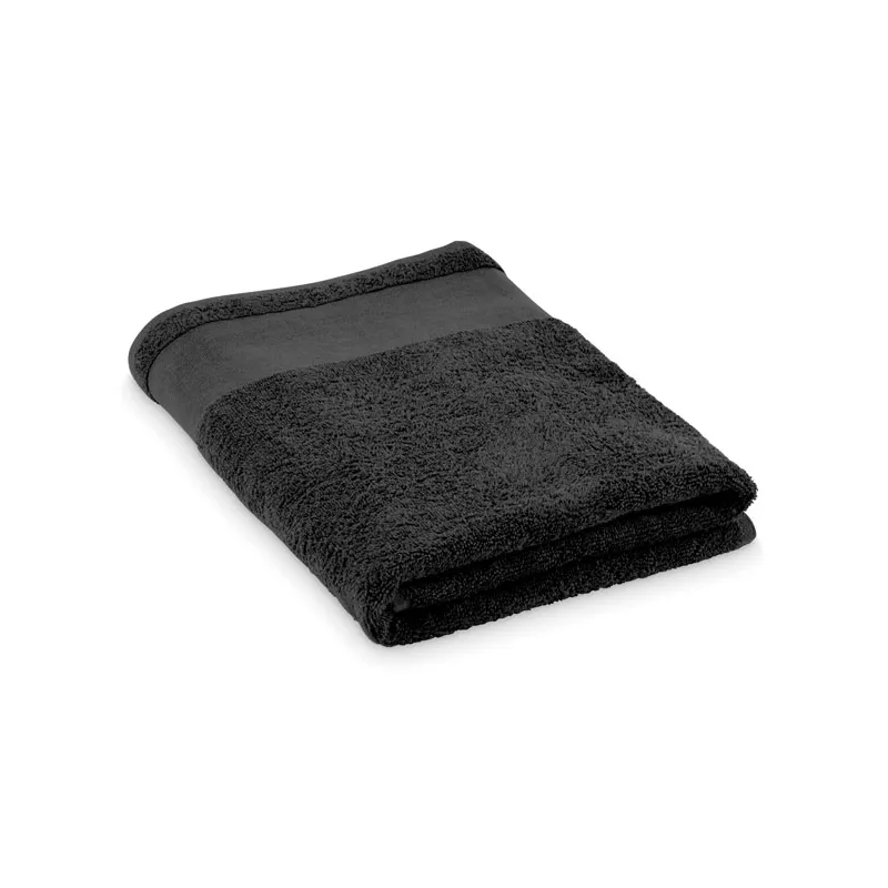 Ręcznik kąpielowy 380 g/m² 70x140 cm ISLAND 70 - Czarny (MO2766-03)