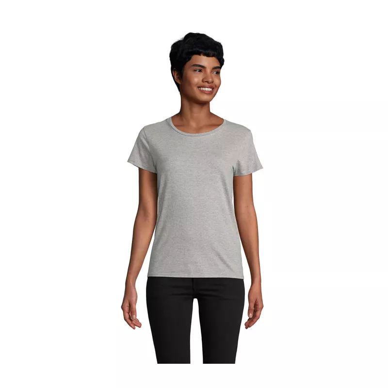Koszulka organiczna 175 g/m² Sol's PIONEER WOMEN - Szary Melanż (S03579-GM)