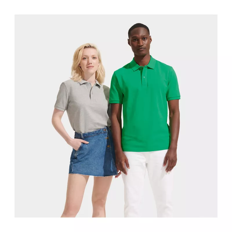 Koszulka polo organiczna 210 g/m² Sol's PEGASE - Wiosenna Zieleń (S04242-EO)
