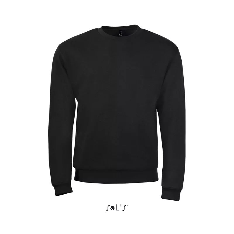 Bluza męska z okrągłym dekoltem 260 g/m² Sol's SPIDER - Czarny (S01168-BK)
