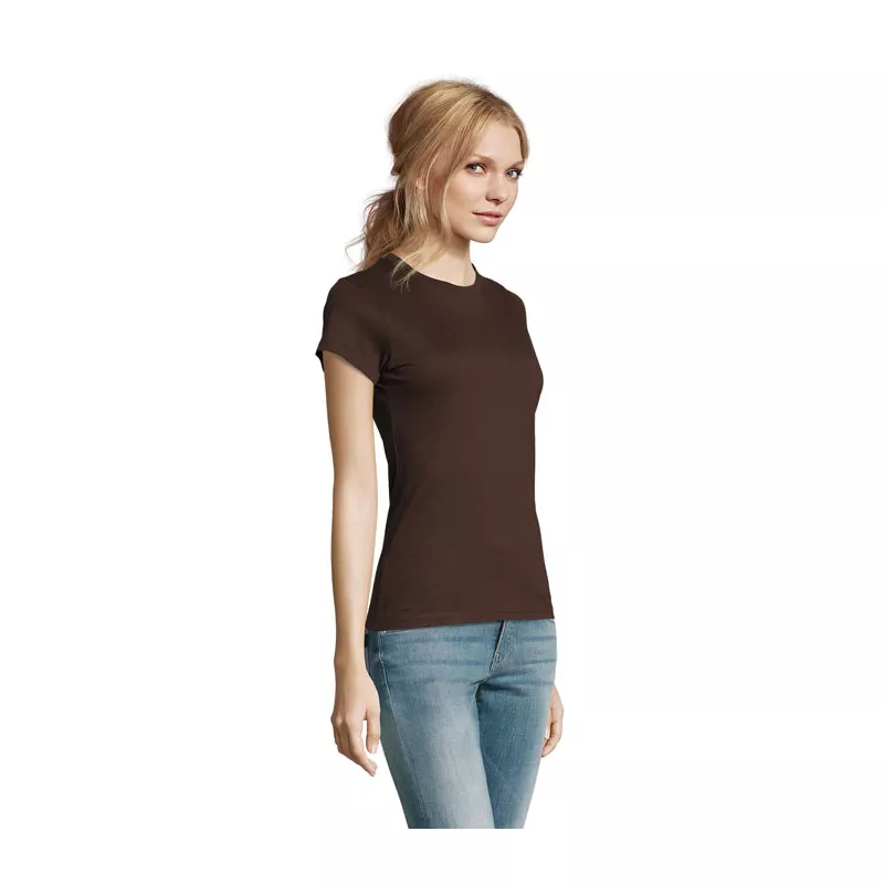 Koszulka damska 190 g/m² Sol's IMPERIAL WOMEN - Chocolate (S11502-CH)